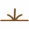 Ekena Millwork Richland Rough Sawn Timber Gable Bracket, Western Red Cedar, 72"W x 42"H x 2"D x 4"F, 14/12 Pitch GBW072X42X0204RIC00RWR - alternate 5